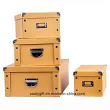 Home Clothes Paper Folding Storage Box / Multipurpose Toy Storage Box